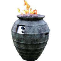 Modeno Gasfeuerstelle "Katla" in Keramik-Optik braun