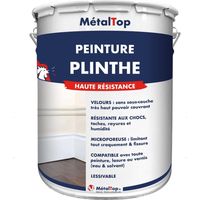 Peinture Plinthe - Pot 15 L - 9004 - Noir de sécurité - Metaltop