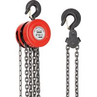 Dewinner – Palan manuel à chaîne 2 tonnes – Crochet pivotant 360° – Chaîne G80 en acier au manganèse – Levage max 6m – Utilisation chantier et garage