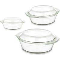 Moule à gratin rond, lot de 3