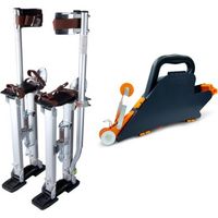 Kit échasses aluminium KRTools de 38 à 58 cm + banjo en plastique Edmaplic Edma