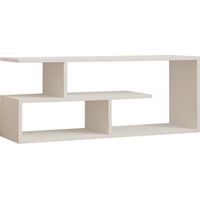 Soporte de TV de madera "Cafu" - 100 x 29 x 40 cm - Blanco