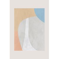 Tableau beige clair contemporain Toile imprimée