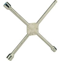 Verstärkte Kreuz-Schlüssel 17 - 19 - 21 mm / 1 Sechskant 1/2'
