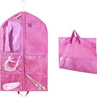 Housse Vetements à Suspendre,Housse Vetement avec Plusieurs Poches pour Enfants et Adultes,Housse de Protection pour Vêtements Imperméables avec Zip pour Danseurs Chemise Costumes Clothes(100x60cm)