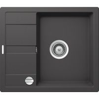 Granitspüle Victory S580.40 - Grau, ab 45er Unterschrank, 580 x 500 mm