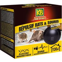 Elektrischer Ratten- und Mäusevertreiber 130m² /nc - Kb Home Defense
