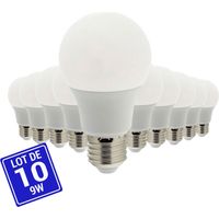 10er Pack - LED-Lampe E27 A60 - 9W