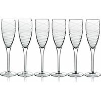 Bormioli Luigi Romantica set 4 calici flute vetro cristallino 19 cl