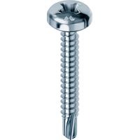 Mustad VITE AUTOPERFORANTE PER FERRO DRILLEX TC ZINCATA mm. 4,8x45 2.00 centinaia