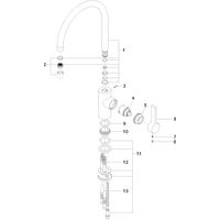 DORNBRACHT 33816875-42 Mitigeur monocommande TARA ULTRA 33816875