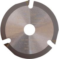 Diamwood – Disque à lamelles 125mm – Alésage 22,23mm – Denture TCT Z3 pour bois, plâtre, PVC, béton cellulaire – Vitesse max 12200 tr/min