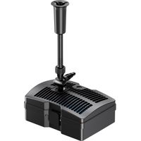 SunSun CUF-2500 3 en 1 Pompe Filtre et de fontaine avec Clarificateur Stérilisateur - 316 x 263 x 467 mm - 1000 l/h / 28 W / 9 W UV - Hauteur débit max. 1,6m et Matériau filtre, Étang, Aquariophilie