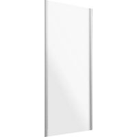 Webmarketpoint – Paroi de douche fixe en verre trempé 6 mm – Hauteur 190 cm – Largeur ajustable 73-75 cm – Profil chromé moderne