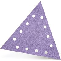 MENZER Purple HD Klett-Schleifscheiben, 290 x 250 mm, 12-Loch, f. Trockenbauschleifer, Keramik-Mix (25 Stk.) K100