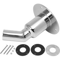 Pelle di scarico passante in acciaio inossidabile 316 lucidato a specchio, diametro esterno di 24 mm, per curvatura del camion marino del riscaldatore diesel