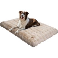 Tapis orthopédique pour chien XXL 120x90x12cm – Housse amovible et lavable – Mousse polyuréthane ultra-douce – Fond anti-dérapant – Bingopaw