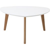 Design-Couchtisch Weiß L80 cm EKKA