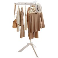 Neptune – Étendoir à linge pliable 3 bras – Capacité 25 kg – Rotation 360° – Dimensions 63,5 x 61 x 136 cm – Pliable et léger