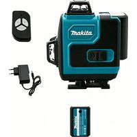 Makita – 4D grüner Laser-Nivellierlaser mit 16 Linien – selbstnivellierend bis zu 25 m – Genauigkeit ± 2 mm – mit Fernbedienung und 1 5000-mAh-Akku – VERT 4 D