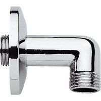 Angolo ½mx½m in ottone cromato con rosone scorrevole