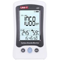 Uni-T Medidor de CO2 Negro con pantalla retroiluminada