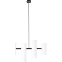 Lampada a sospensione industriale LAXER 4xGU10 bianca Maxlight