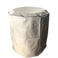 Elementi Wetterschutzhaube für Gasfeuerstelle "Porvoo", braun, 73 x 73 x 67 cm (L x B x H)
