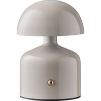 Aulla Lampada da Tavolo Ricaricabile in Metallo Grigio