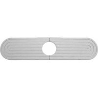 Tapis de robinet d'évier, tapis d'évier de cuisine, tapis de bonde d'évier, tapis anti-éclaboussures pour évier de cuisine, tapis de robinet absorbant en pierre, gris, 40 × 10 cm