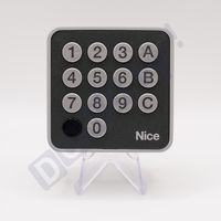 Nice – Clavier à code sans fil IP54 pour portails et portes de garage – 13 touches rétroéclairées – Fréquence 433,92 MHz – Autonomie 2 ans