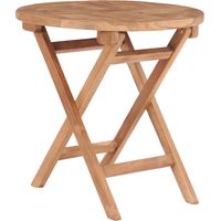 vidaXL Table pliable de jardin 45 cm Bois de teck solide
