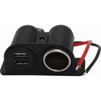 Prise allume cigare 1 AC 2usb 3.1A