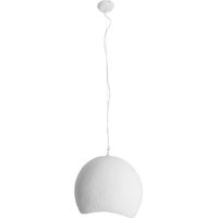 Lampada a sospensione Maxlight Pierre bianca irregolare Ø70 E27