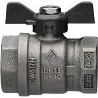 ROBINET À BOISSEAU SPHÉRIQUE À PASSAGE TOTAL FF AVEC PAPILLON JUNIOR-SFER Taille : 1" DN 25 PN 40