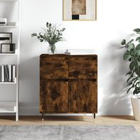 Sideboard Räuchereiche 60x35x70 cm Holzwerkstoff