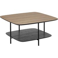 Tavolino hodia a 1 ripiano nero 75x75x38cm - Atmosphera créateur d'intérieur