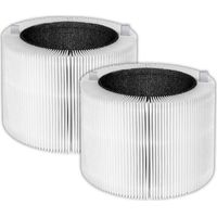 (2 pièces) 511i Max Filtres de rechange pour purificateur d'air Blue Pure 511i Max, filtre HEPA H13 True, filtres à charbon actif 2 en 1, à comparer à la référence F5MAX, 511i Max filtre blanc