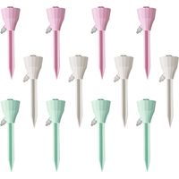 12 Tropfbewässerung, automatische Tropfflasche Pflanzen Einstellbare Bewässerung Pflanzenbewässerungsspikes mit Ventilen für Pflanzen Garten Home STOL