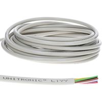 10 Meter Lapp 0028520 UNITRONIC LiYY PVC-Datenleitung 20x0,5 mm² I Signalleitung I Klingelkabel I Verlängerung LED Kabel 20-adrig I Lötkabel für Platine
