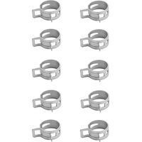 10x colliers de durite clip à ressort 8mm - 10mm tuyau carburant essence tondeuse tracteur