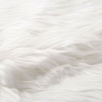 Copri piede base per albero di natale tappetino bianco 90cm pelliccia pelo lungo da decorazioni addobbi allestimento casa