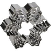 5 Ausstechformen / Schneeflocken-Ausstecher - Patisse