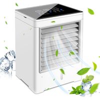 Mini climatiseur portable 3 vitesses, rafraîchisseur d'air évaporation, écran tactile (USB)