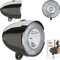 Luce LED per forcella anteriore per bicicletta AXA 706-B, 15 LUX, potente, portata fino a 35 metri.