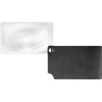 Lupa carta negro Tornillo POCKET 2,5x cuero ESCHENBACH