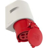 Toma de corriente fija 32A 5P 400V 6h IP44 Montaje en superficie