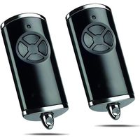(2er-Pack) 868-MHz-Fernbedienung für Hörmann HSE4 BS, 4-Kanal-Ersatzfernbedienung für Tor und Garagentor, kompatibel mit Hörmann HSM4, HSE2, HS1, HS4 und HSZ1