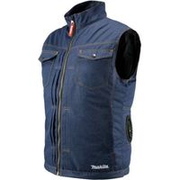 Makita DFV215A Gilet en coton ventilé à 4 vitesses 12 - 18 V sans batterie - S