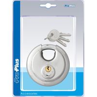 Lucchetto proplus discus acciaio temprato 90mm 2 chiavi